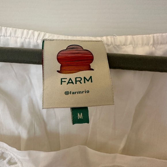 NWOT FARM Rio White Lace Blouse - Picture 5 of 6